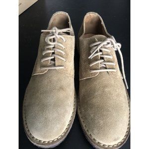 J Crew Men's Brown Suede Leather Lace Up Oxfords